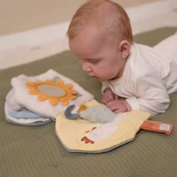 Little Dutch Textilní knížka s aktivitami Farma