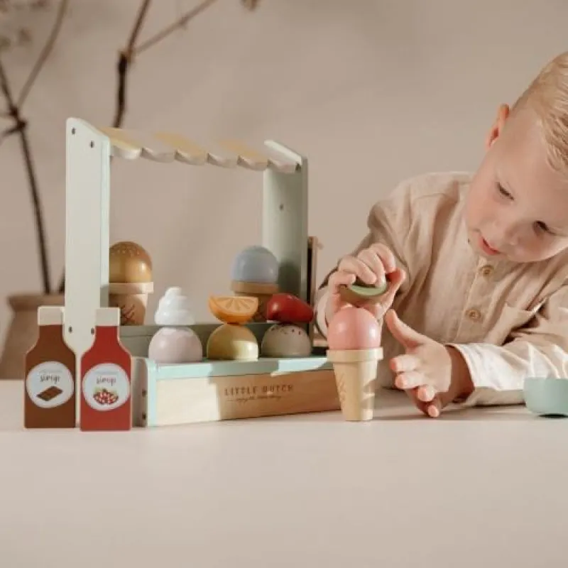 Little Dutch Zmrzlinový stánek dřevěný