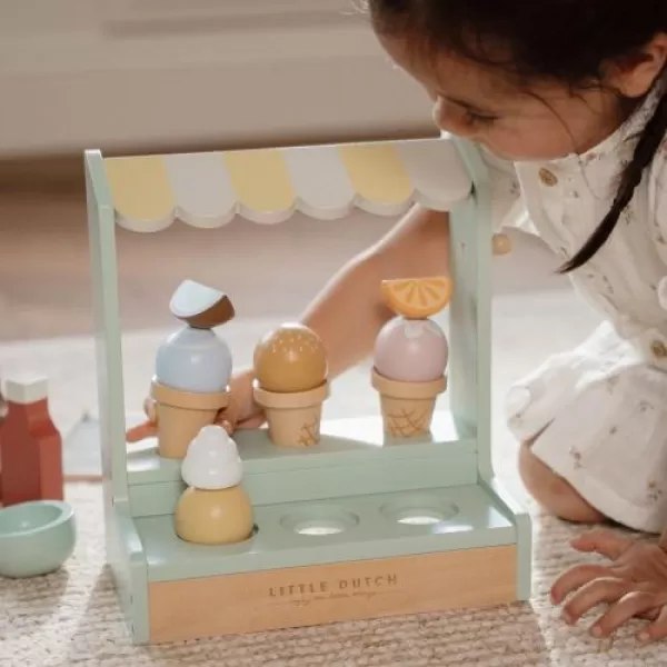 Little Dutch Zmrzlinový stánek dřevěný