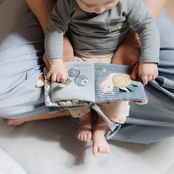 Little Dutch Závěsná textilní knížka s aktivitami Forest Friends