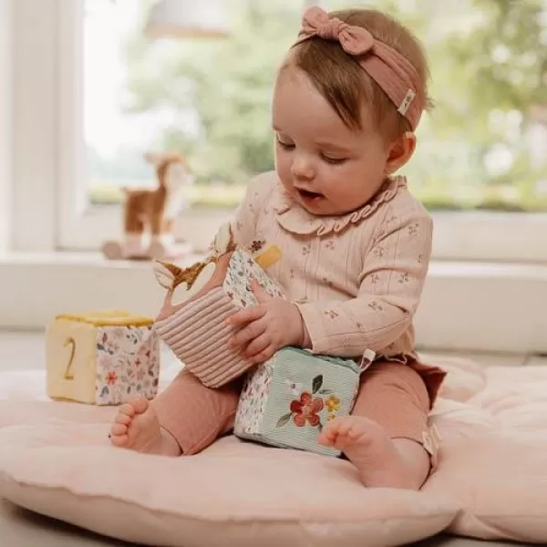 Little Dutch Kostky textilní 4 ks Fairy Garden