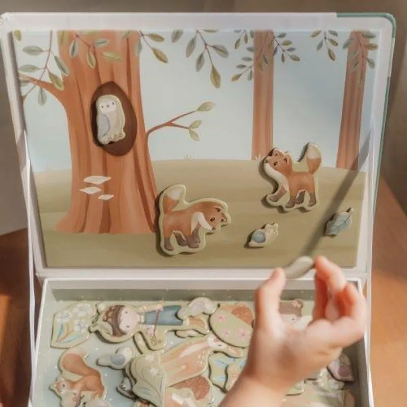 Little Dutch Magnetická hra Forest Friends