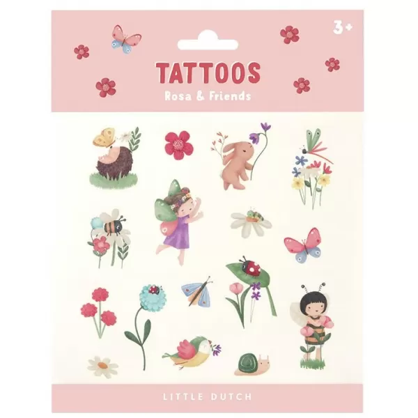 Little Dutch Dětské tetování Rosa & Friends