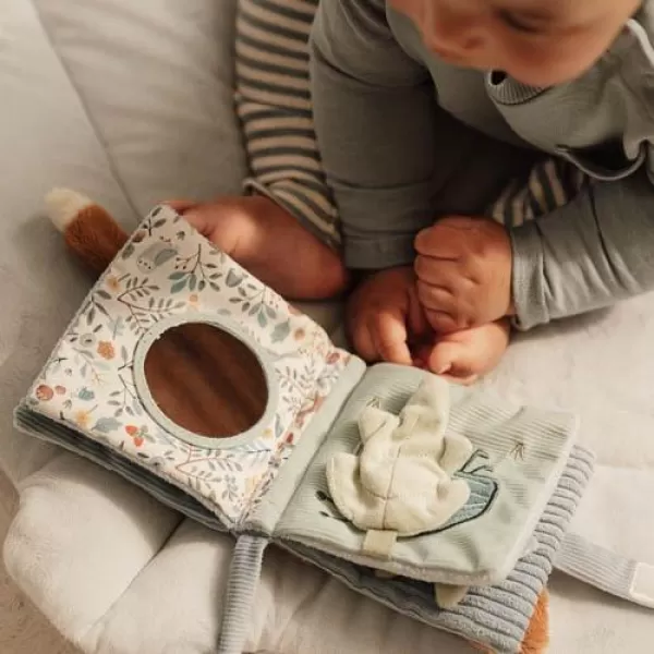 Little Dutch Závěsná textilní knížka s aktivitami Forest Friends