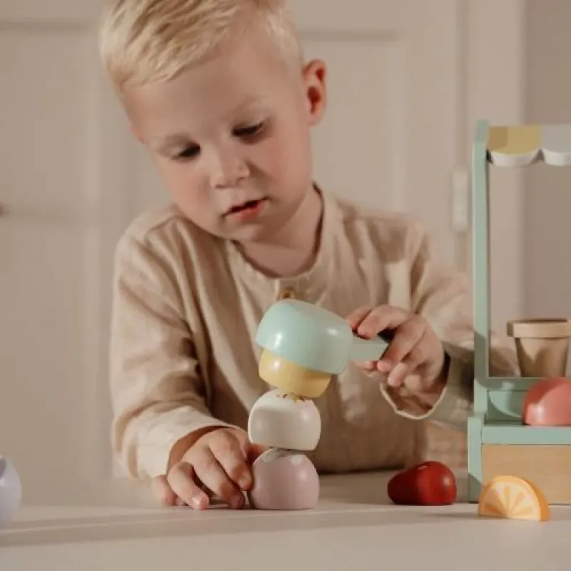Little Dutch Zmrzlinový stánek dřevěný