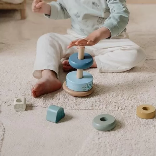 Little Dutch Nasazovací kroužky dřevěné Forest Friends