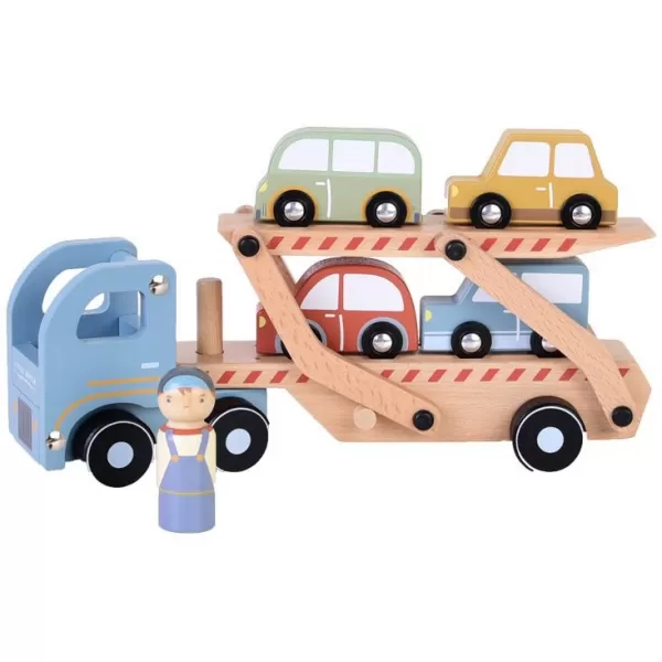 Little Dutch Náklaďák s autíčky dřevěný