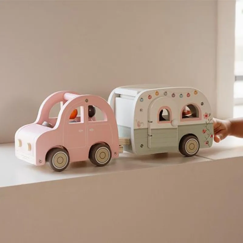 Little Dutch Auto s karavanem dřevěné