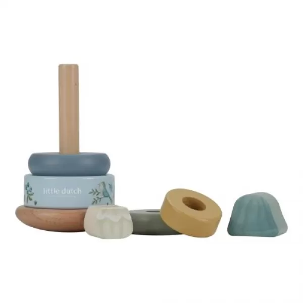 Little Dutch Nasazovací kroužky dřevěné Forest Friends