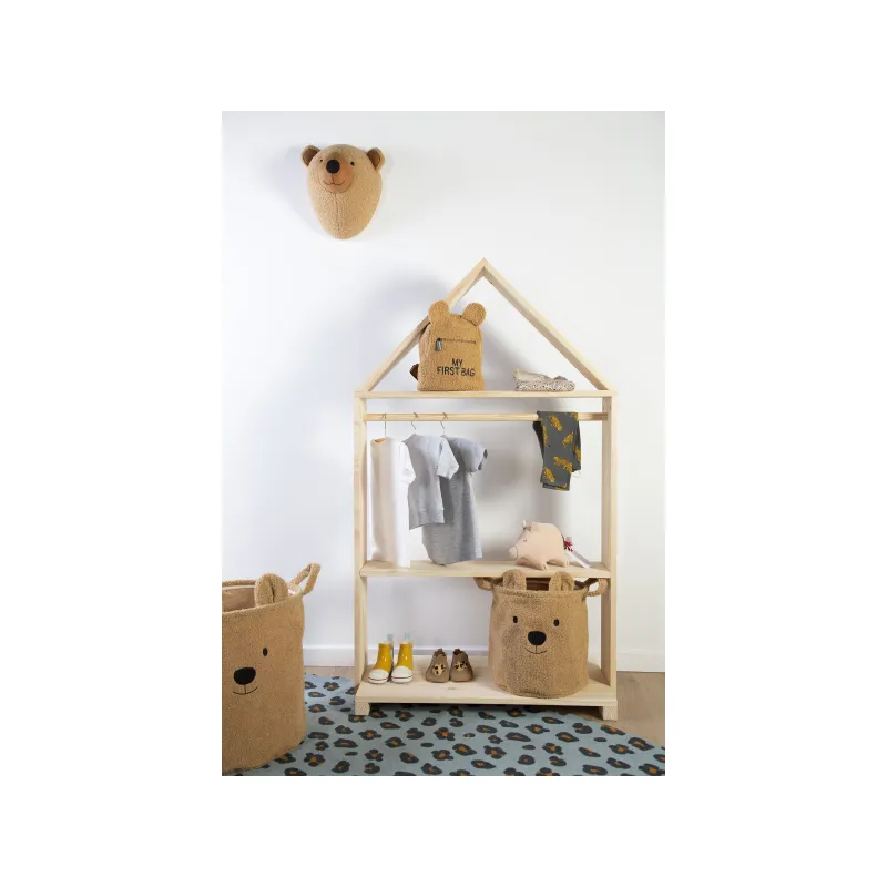 Childhome Koš na hračky Teddy 40x40x40 cm