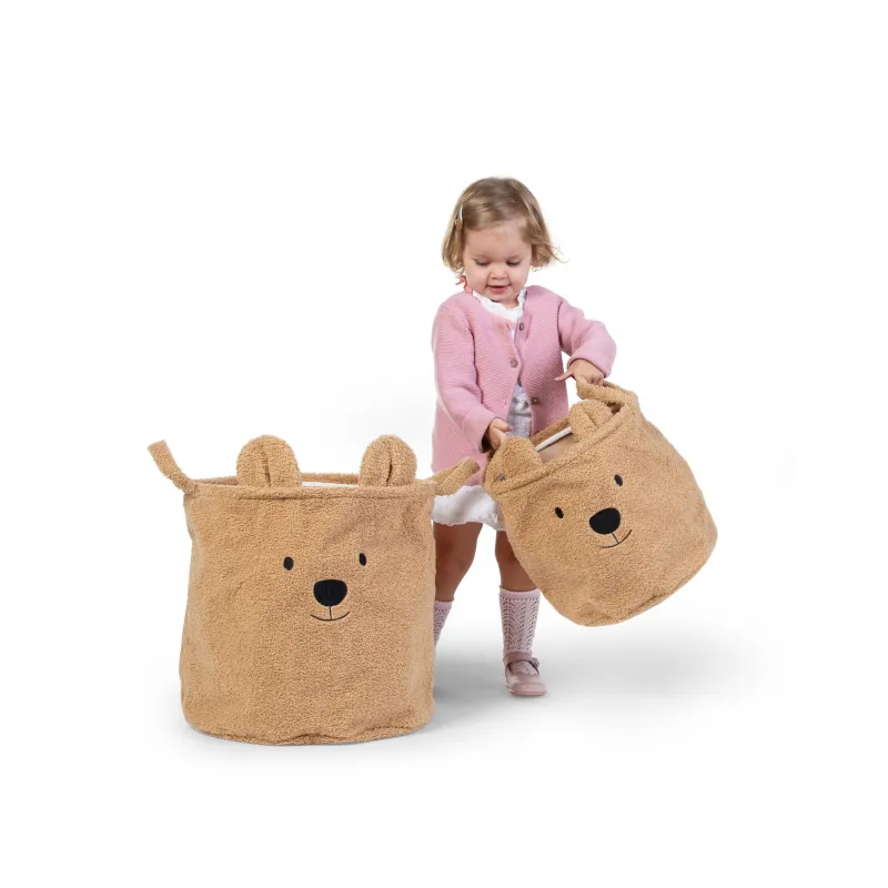Childhome Koš na hračky Teddy 40x40x40 cm