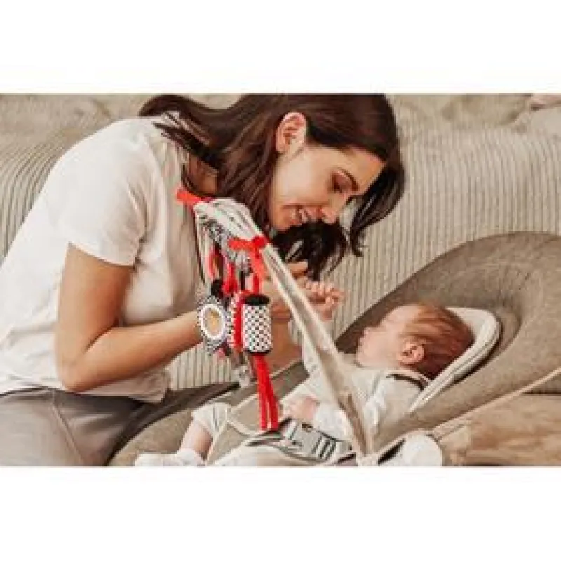 CANPOL BABIES Hračka kontrastní závěsná na kočárek/autosedačku Sensory