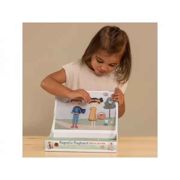 Little Dutch Magnetická hra oblékací Jim & Rosa