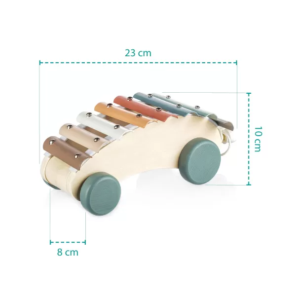 Zopa Dřevěný tahací xylofon