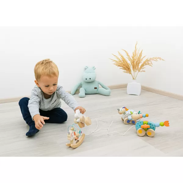 Zopa Dřevěný aktivity jednorožec