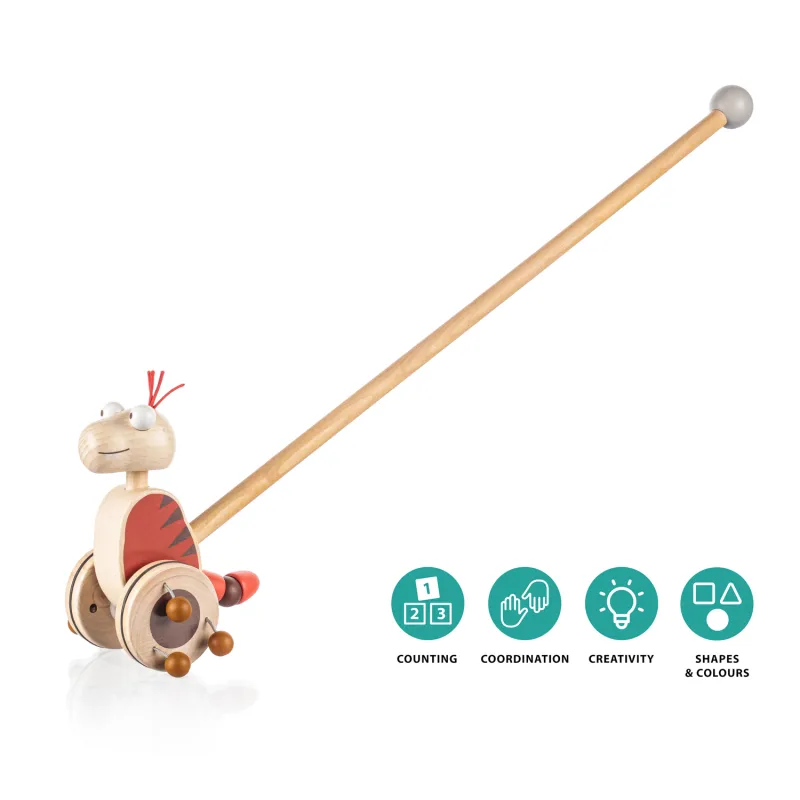 Zopa Dřevěný jezdík Dinosaurus