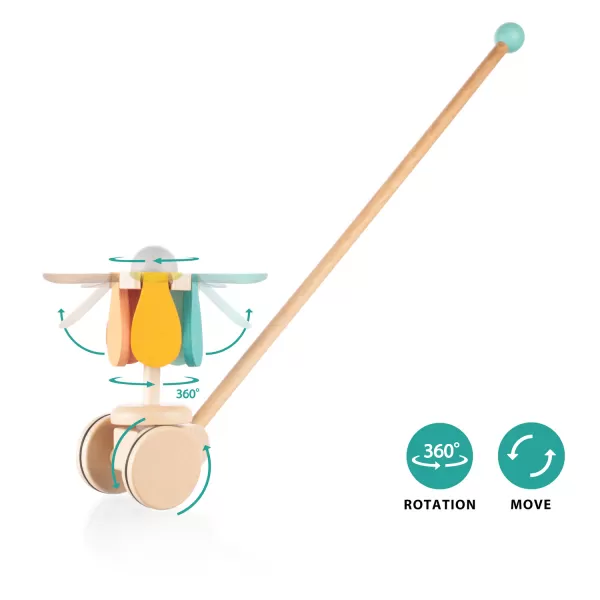 Zopa Dřevěný jezdík květina, Flower