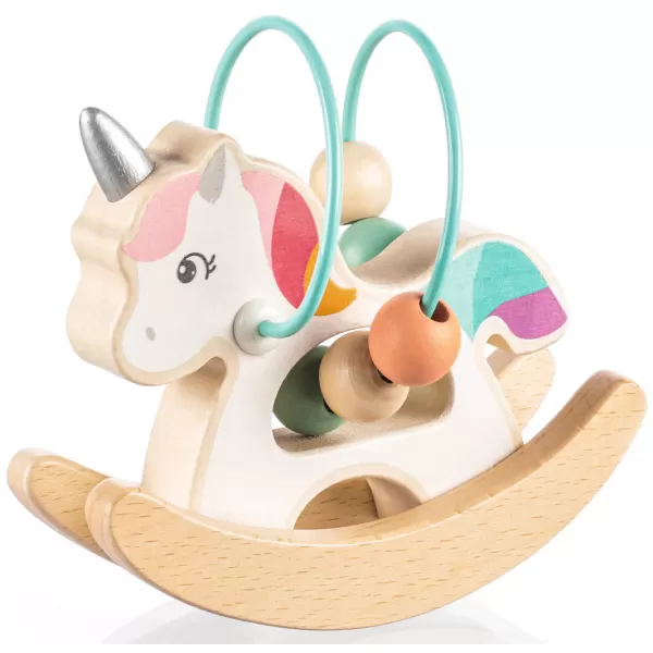 Zopa Dřevěný aktivity jednorožec