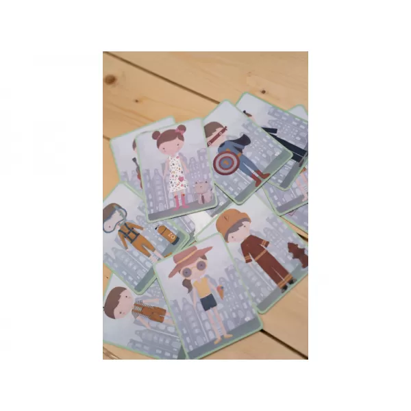 Little Dutch Magnetická hra oblékací Jim & Rosa