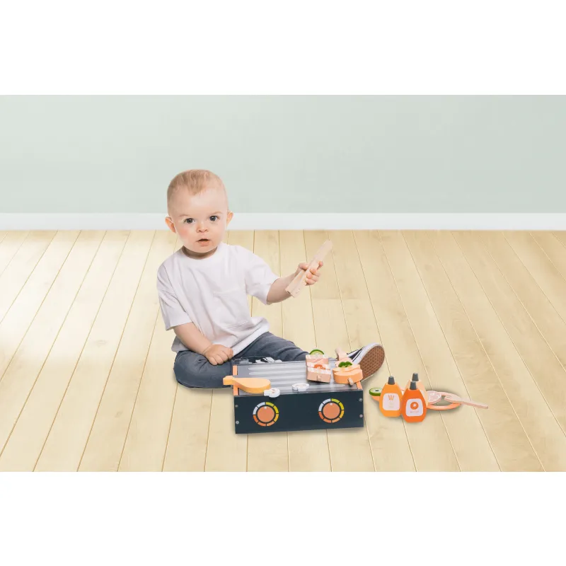 Zopa Dřevěný BBQ gril set