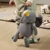 NUUROO Fille Pletená Hračka Elephant Grey