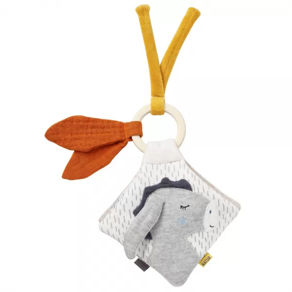 Baby Fehn Měkká knížka oslík & medvídek, FehnNatur 2.0