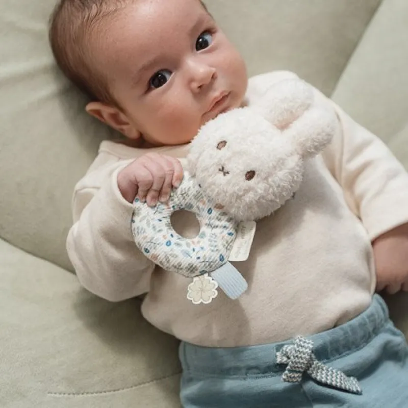 Little Dutch Chrastítko králíček Miffy Lucky Leaves