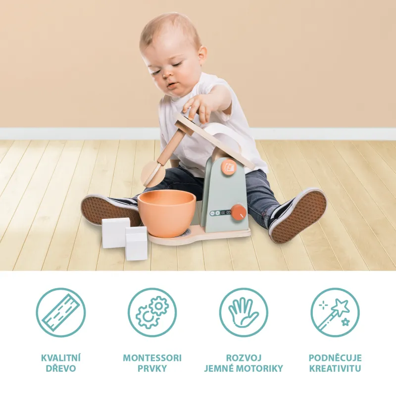 Zopa Dřevěný mixér set, Wood