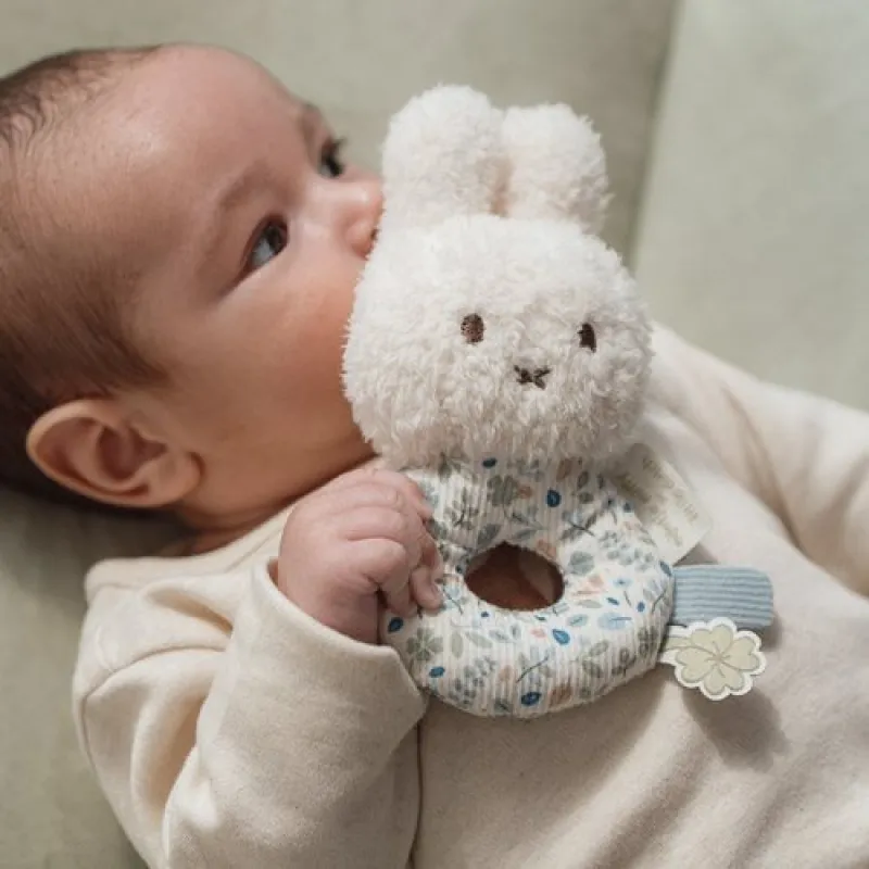 Little Dutch Chrastítko králíček Miffy Lucky Leaves