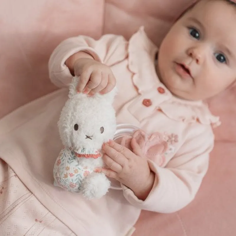 Little Dutch Chrastítko s korálky králíček Miffy Lucky Blossom