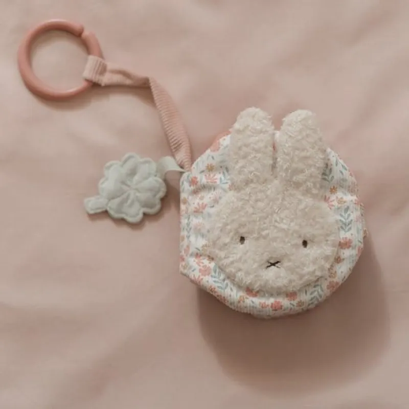 Little Dutch Závěsná textilní knížka králíček Miffy Lucky Blossom
