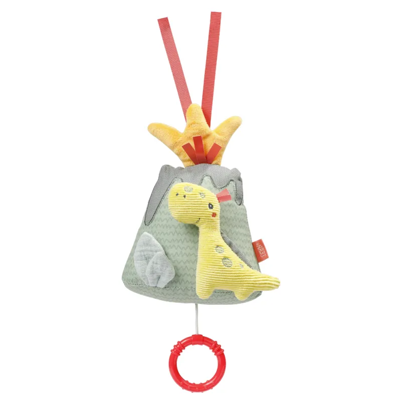 Baby Fehn Hrací hračka sopka s dinosaurem, Happy Dino