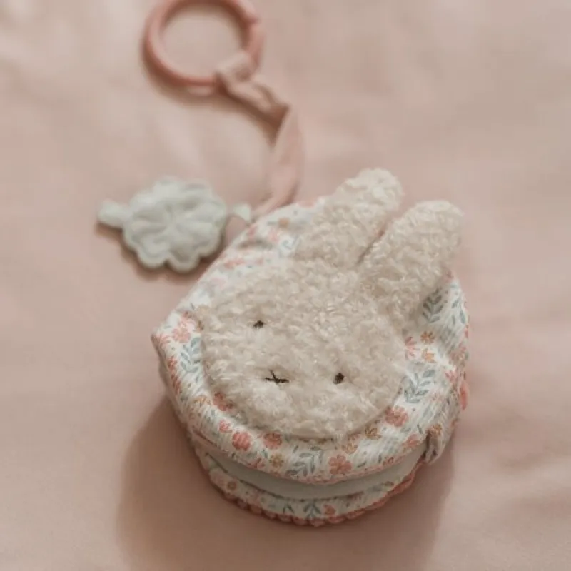 Little Dutch Závěsná textilní knížka králíček Miffy Lucky Blossom
