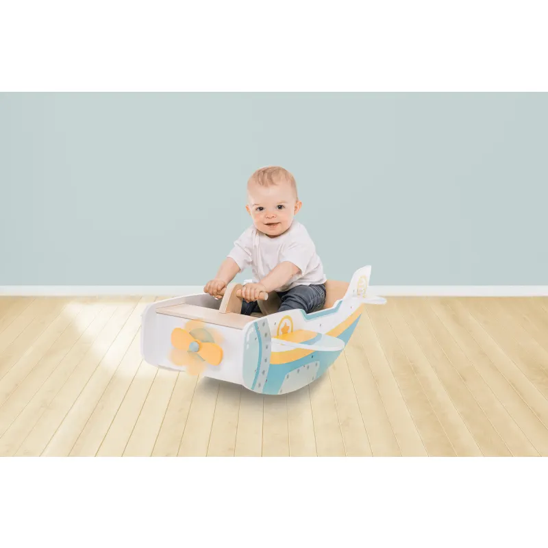 Zopa Dřevěná montessori houpačka letadlo, Wood