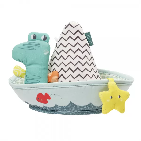 Baby Fehn Koupací loď maňásek na prsty, Splash & Play