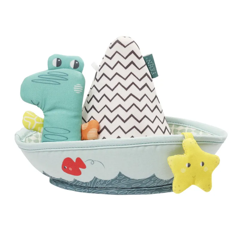 Baby Fehn Koupací loď maňásek na prsty, Splash & Play
