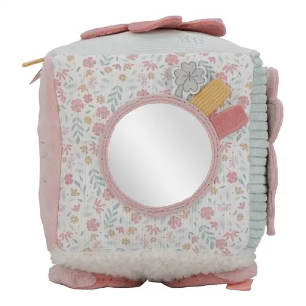 Little Dutch Kostka textilní s aktivitami králíček Miffy Lucky Blossom