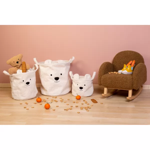 Childhome Koš na hračky Teddy 40x40x40 cm