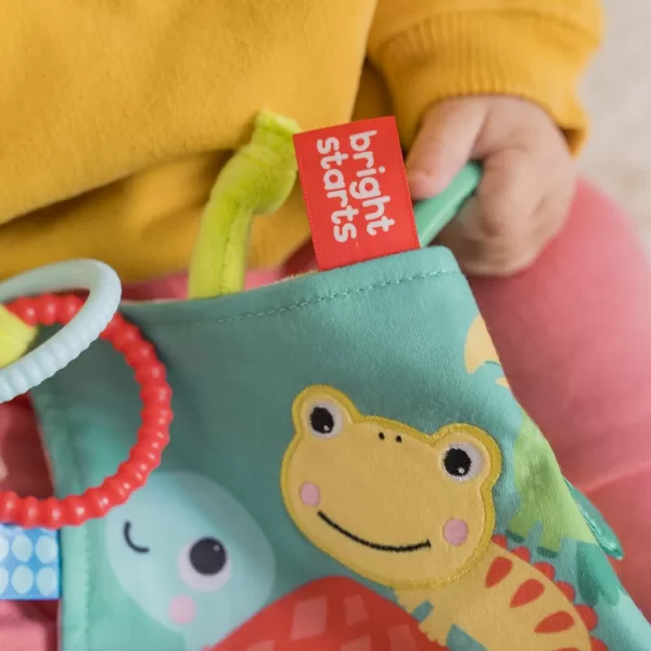 BRIGHT STARTS Dečka maznacia na C kroužku Fuzzy Feel ™ 0m +