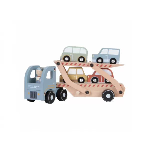 Little Dutch Náklaďák s autíčky dřevěný