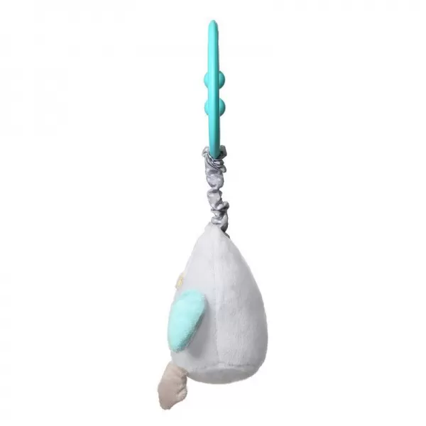 BABYONO Hračka vibrační na C kroužku sova Sofia modrá