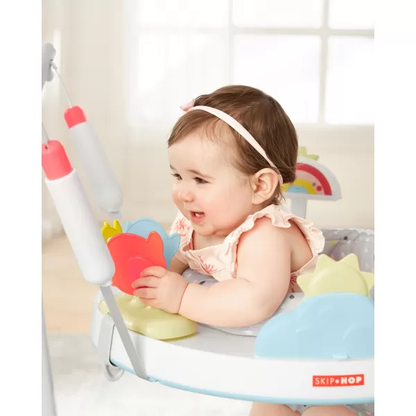 SKIP HOP Skákadlo/Aktivní centrum 2v1 Silver Lining Cloud™ 4m+