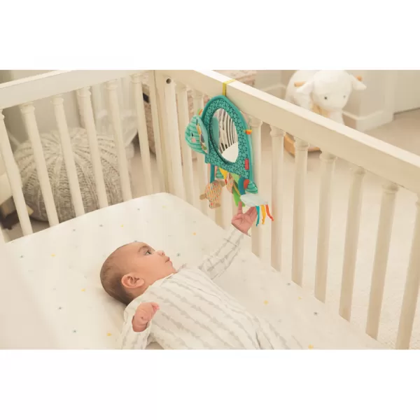 Infantino Závěsný pultík s aktivitami a zrcátkem Slon