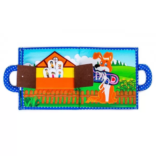 PIQIPI Interaktivní dětská knížka Quiet Book