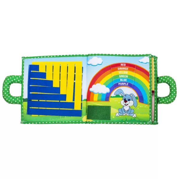 PIQIPI Interaktivní dětská knížka Quiet Book