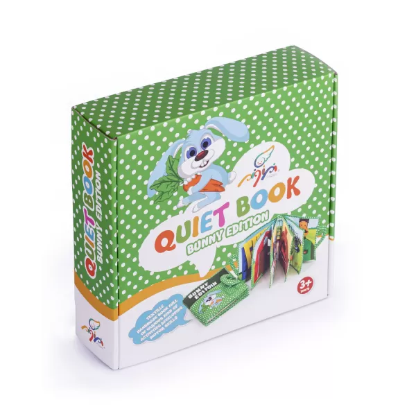 PIQIPI Interaktivní dětská knížka Quiet Book