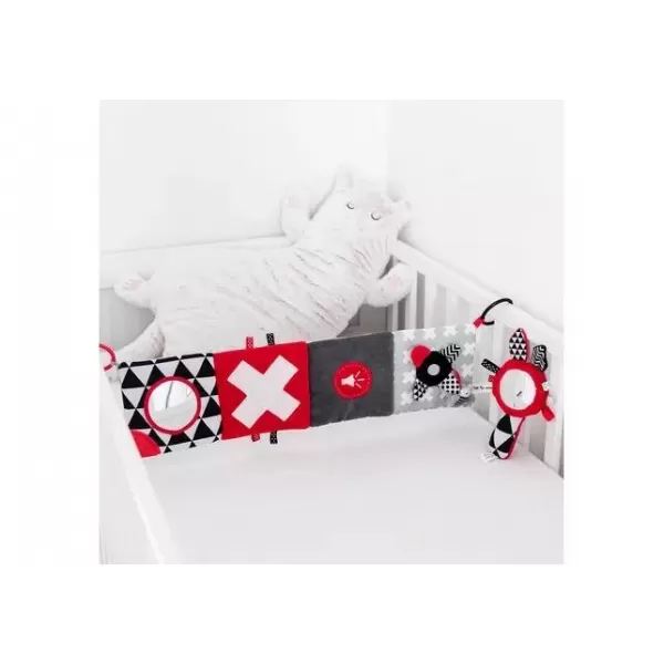 CANPOL BABIES Kontrastní edukativní knížka SENSORY