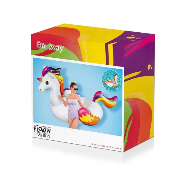 Bestway Dětský nafukovací Jednorožec člun 224x164 cm