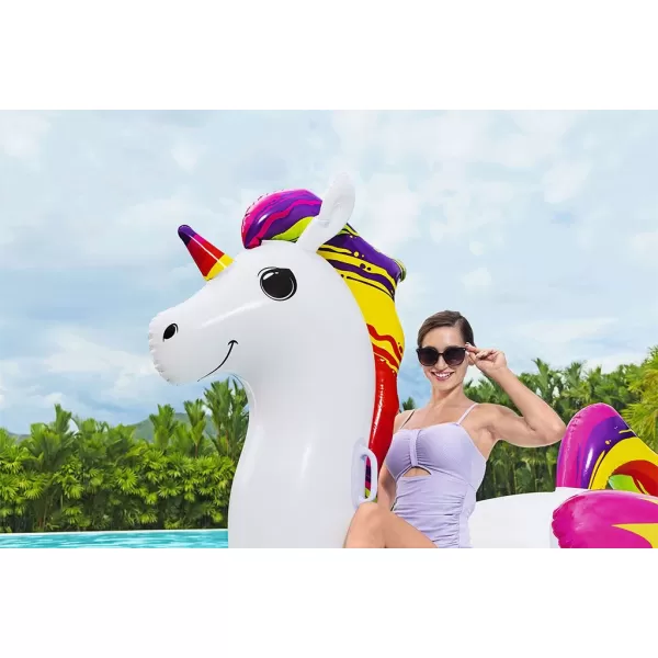 Bestway Dětský nafukovací Jednorožec člun 224x164 cm