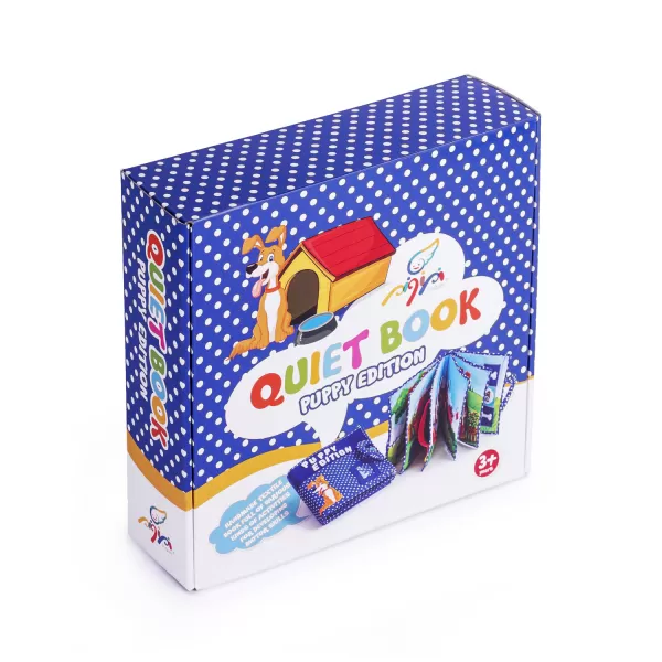 PIQIPI Interaktivní dětská knížka Quiet Book